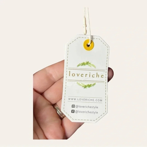 0752. Loveriche FRINGE OFF THE SHOULDERS TOP RED‎ IN COLOR SIZE MEDIUM - Picture 5 of 8